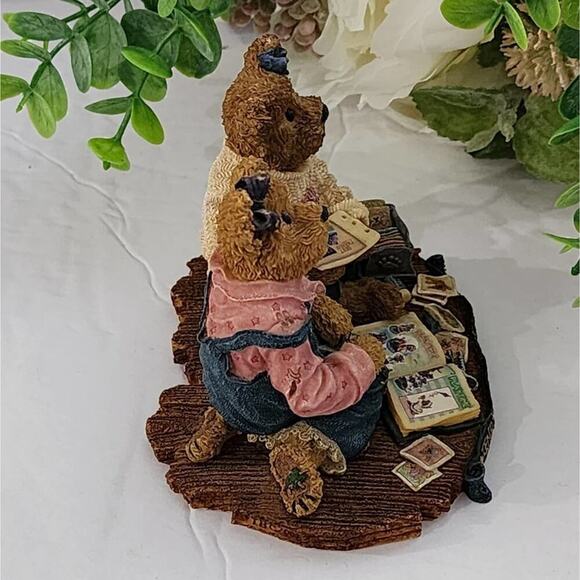 Boyds Bear Jen & Michelle Scrapbook Friends Figurine‎ The Bearstone Collection - Picture 2 of 5